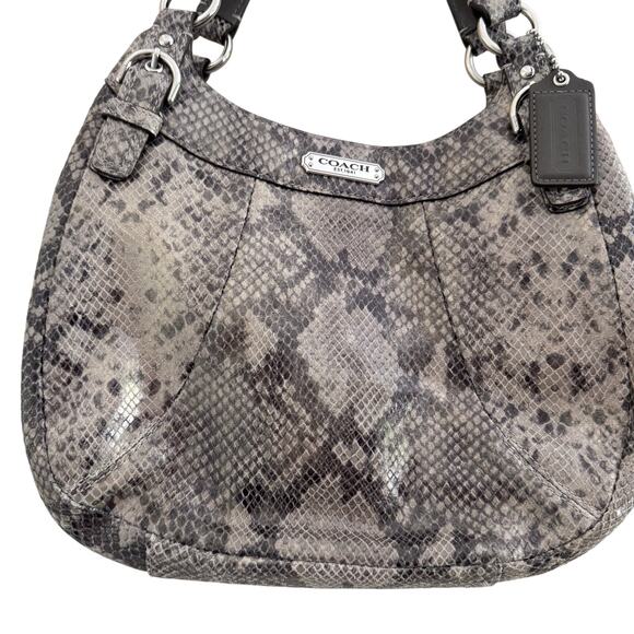 Vintage Coach Python Snake Skin Hobo Bag - Picture 3 of 12